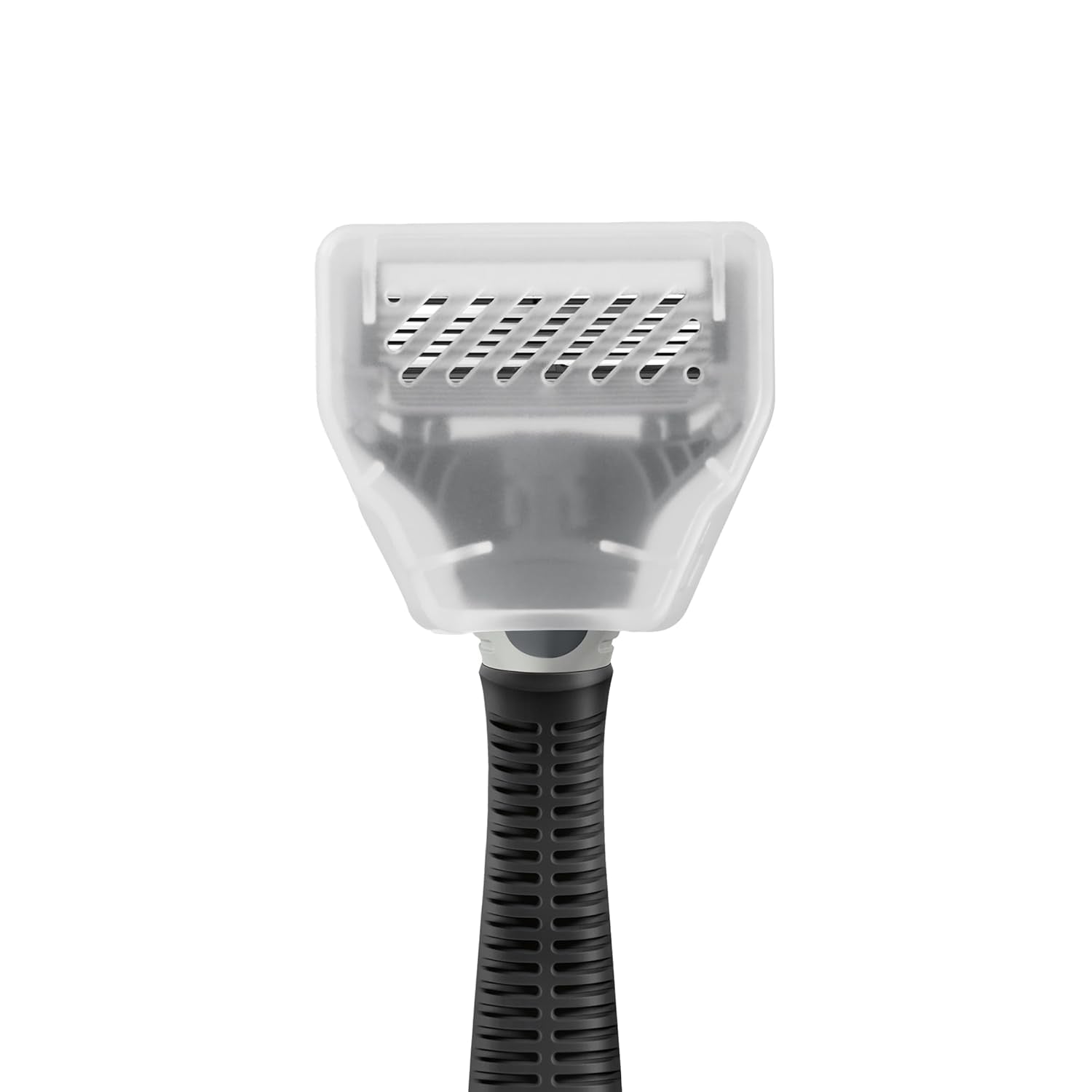Shaving Kit for Men - Razor Handle, 3 Razor Blade Refills, Foaming Shave Gel, and Travel Blade Cover - Charcoal