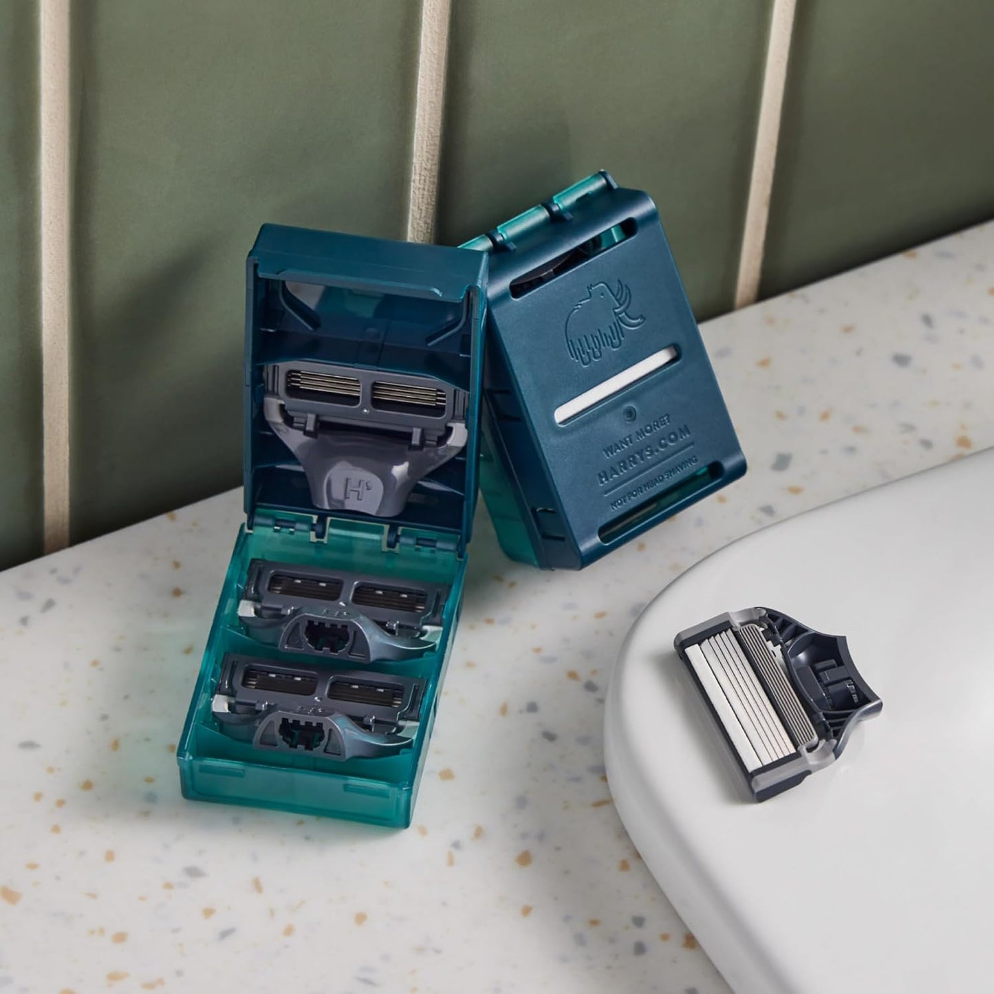 Razor Blades for Men - 14 Count - Premium Razor Blade Refill Cartridges