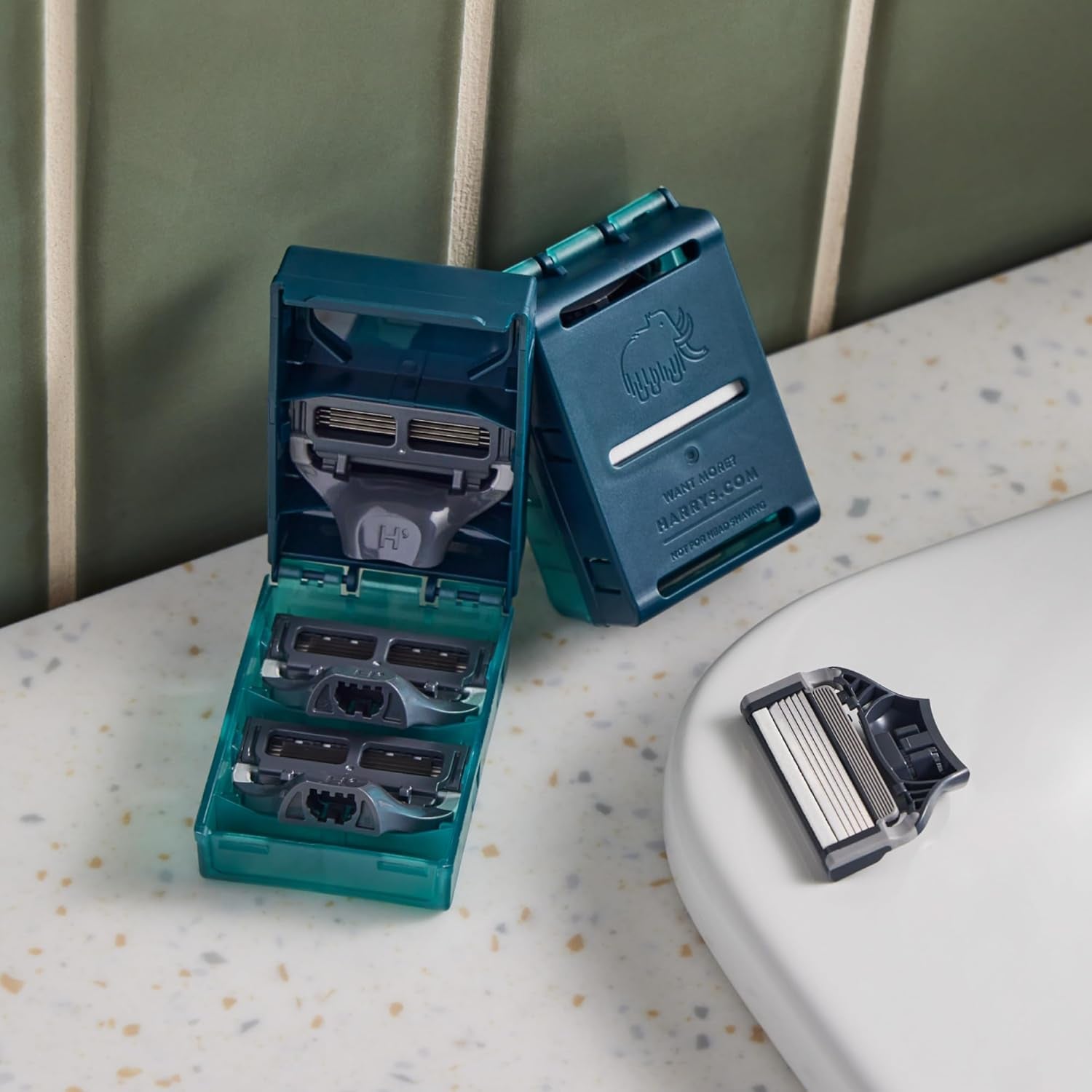 Razor Blades for Men - 14 Count - Premium Razor Blade Refill Cartridges