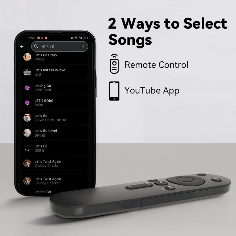 Karaoke Machine, Free Forever Millions Songs Video MTV Karaoke Songs Streaming Karaoke Home Karaoke No Ads with 2 Mics