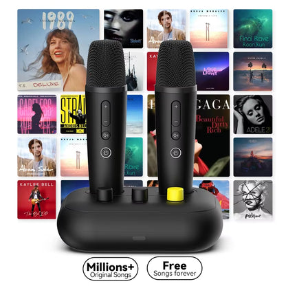 Karaoke Machine, Free Forever Millions Songs Video MTV Karaoke Songs Streaming Karaoke Home Karaoke No Ads with 2 Mics